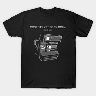 PHOTOGRAPHIC CAMERA white version T-Shirt / Photography T-Shirt